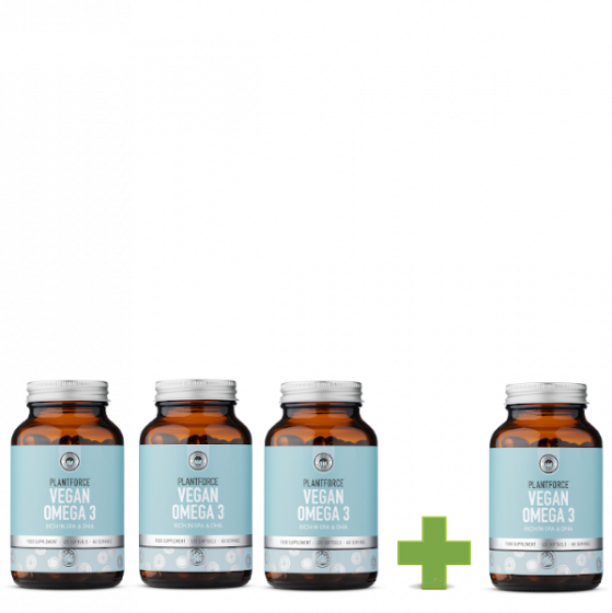 Plantforce - Omega 3 (Vegan EPA & DHA) - 120 softgels - 1200mg