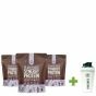 Plantforce - Synergy Protein Chocolate - 3 bags + FREE Shaker