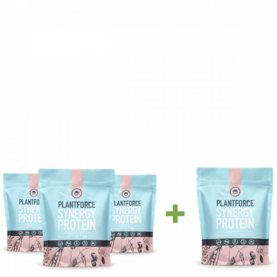 Plantforce - Synergy Protein Natural - 800 g - 3+1 FREE