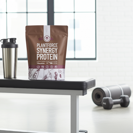  Plantforce – Synergy Protein Chocolate – 40 porties (800 g)