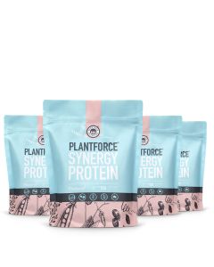 plantforce synergy protein bundle deal 4x 800g natural 3+1 Free