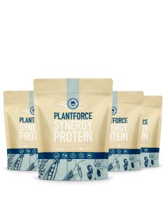plantforce synergy protein bundle deal 4x 800g vanilla 3+1 Free