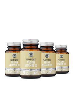 Plantforce vegan vitamin D3 bundle deal 3+1 FREE
